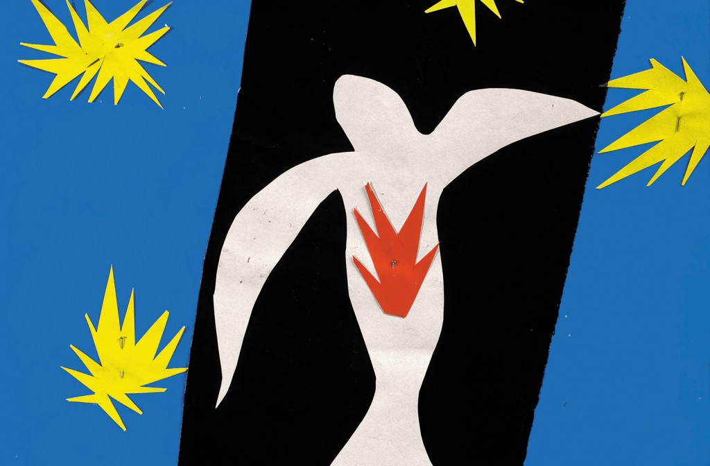 A queda de Ícaro (1943) por Henri Matisse