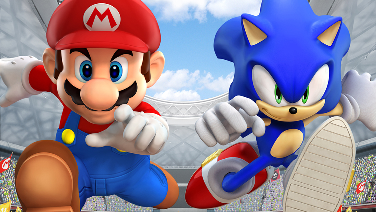 Antes de participarem dos mesmos jogos, Mario e Sonic brigavam entre si através de propagandas constrangedoras.