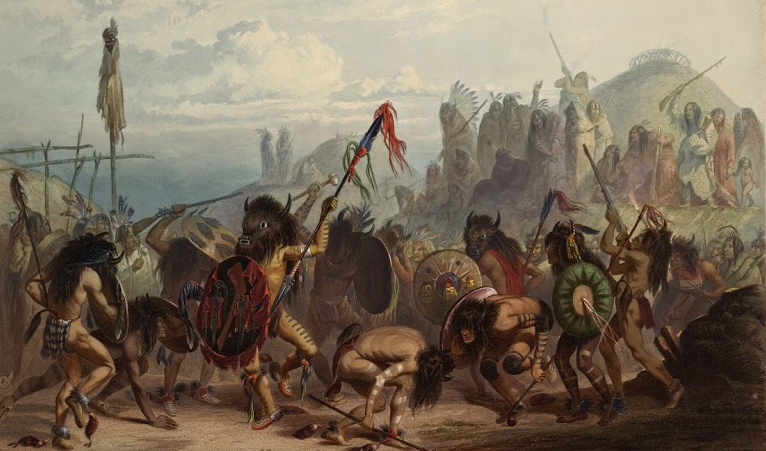 Pintura da tribo dos Arikara