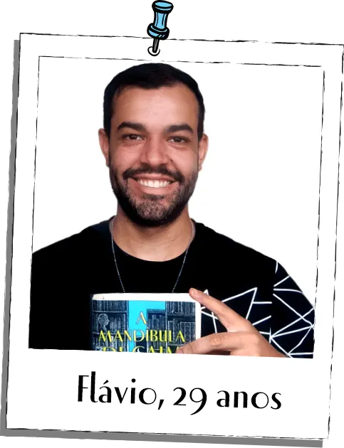 Polaroid de Flávio Vinícius Pereira da Silva, 29 anos - vencedor do Concurso