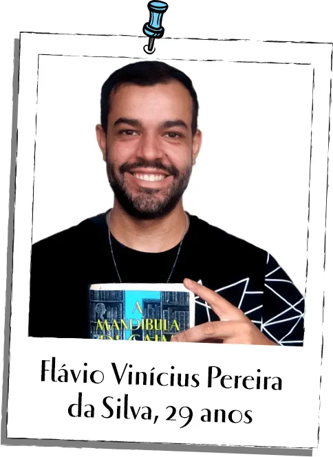 Vencedor do concurso - Flávio Vinícius Pereira da Silva, 29 anos